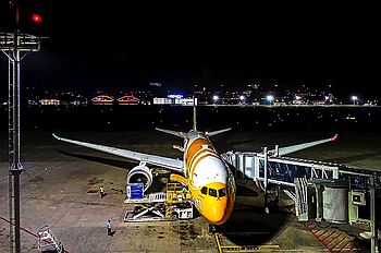 Boeing 787-8 Dreamliner der Scoot nach Singapur.